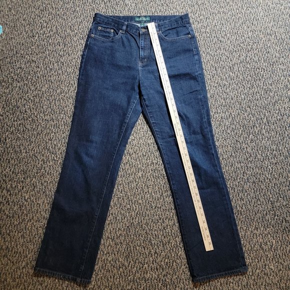 Luxury EUC Lauren Ralph Lauren Classic Straight Jean Size 8 - Picture 10 of 15